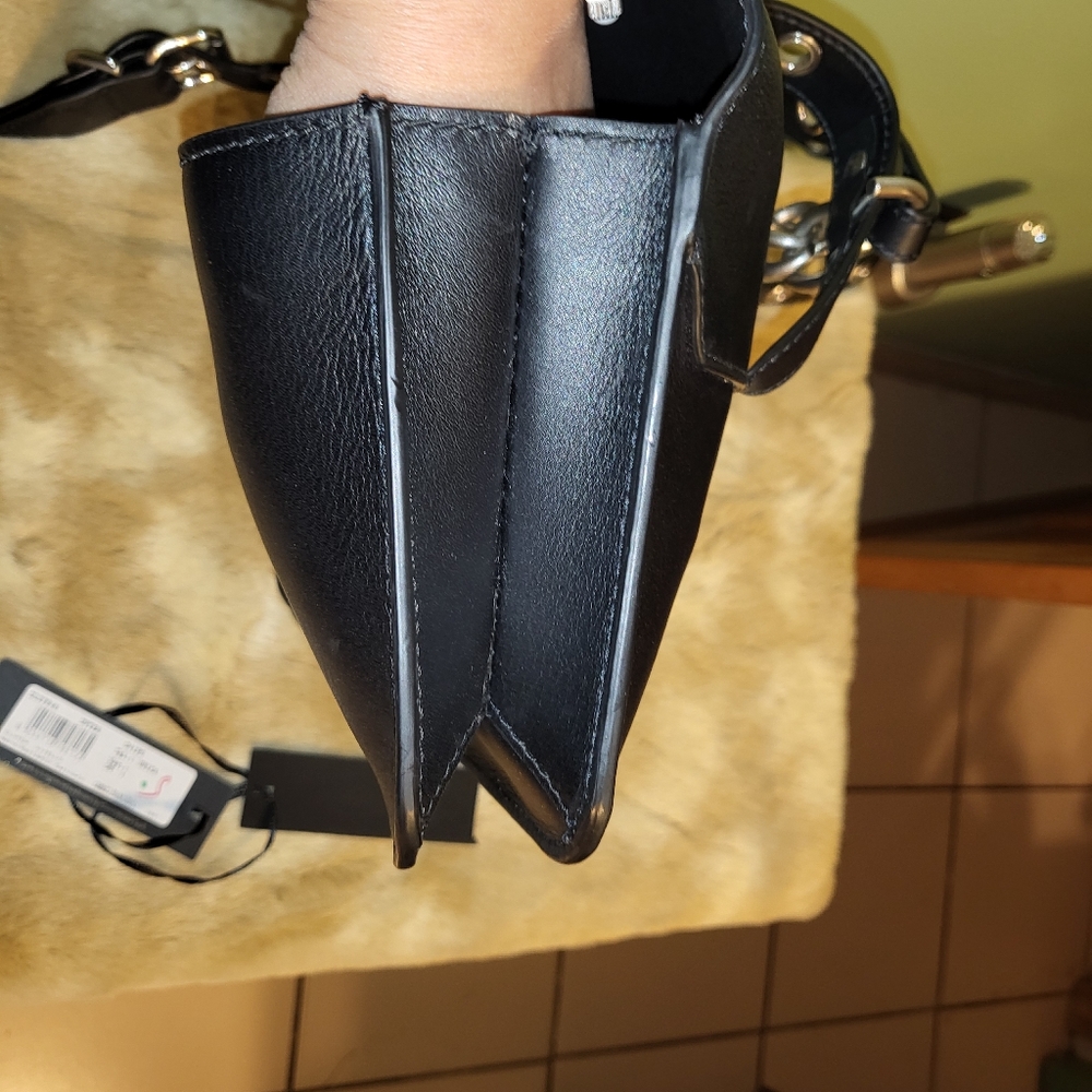 Versace biker saddle chain satchel crossbody bag detachable strap - Picture 12 of 15